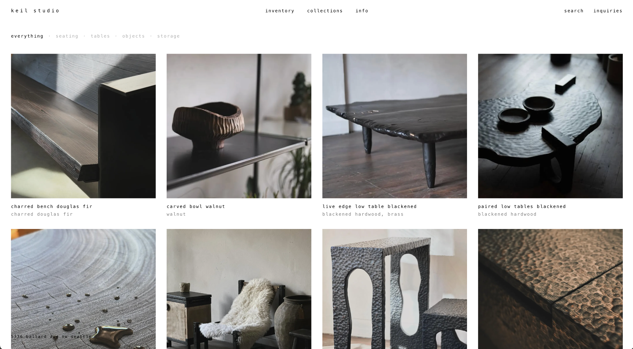 Keil Studio inventory gallery