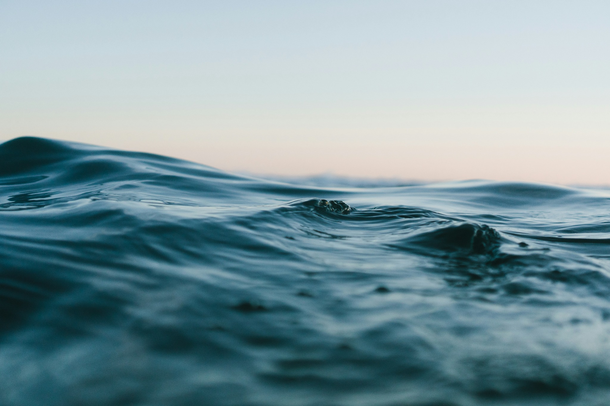 Ocean surface viewed from above